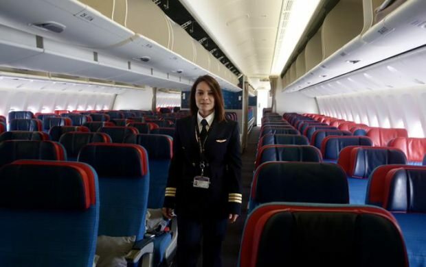 THY: s colombianska kvinnliga pilot