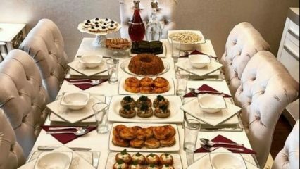 Specialpresentationsförslag för iftar-tabeller