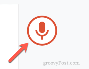 Inaktivera röstinmatning i Google Dokument