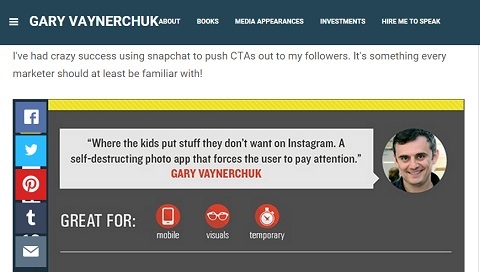 Gary Vanderchuk offert på Snapchat betydelse