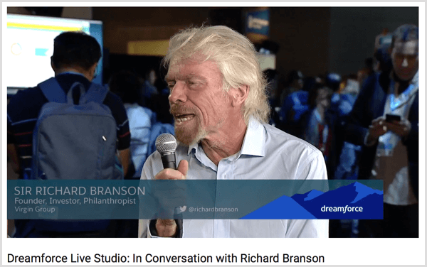 dreamforce richard branson intervju exempel