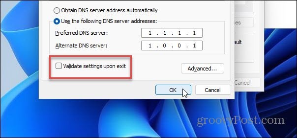 alternativ DNS-kontrollpanel