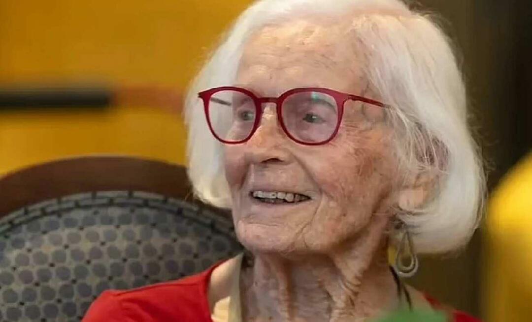 102-årig kvinna gav hemligheten till ett långt och hälsosamt liv! Se vad han säger