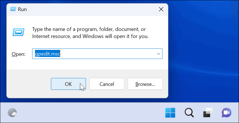 gpedit blockerar användare från inställningar i Windows 11