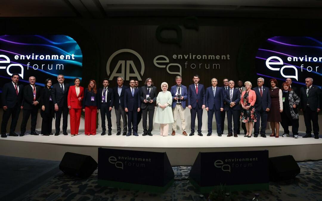 Emine Erdoğan tackade Anadolu Agency vid International Environment Forum