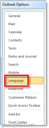 justera Office 200 språkalternativ