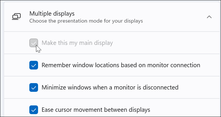 flytta aktivitetsfältet till den andra skärmen i Windows 11
