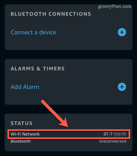 alexa wifi-nätverk