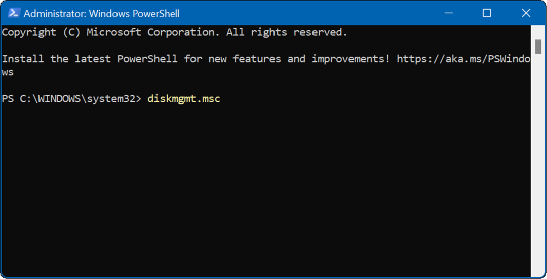 diskmgmt_msc öppen diskhantering i Windows 11