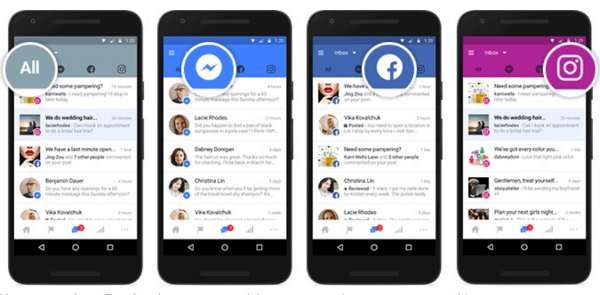 Facebook gjorde det möjligt för företag att länka sina Facebook-, Messenger- och Instagram-konton till en inkorg så att de kan hantera kommunikation på ett enda ställe.