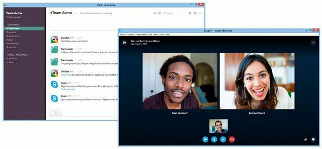 Lägg till dina Skype-kontakter i ditt slaka team med den nya förhandsgranskningen av integrationen