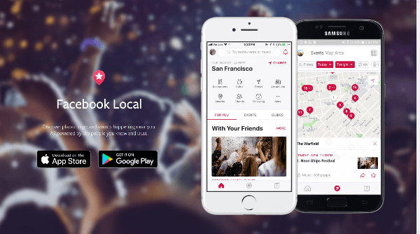 Facebook introducerade Facebook Local, en ny app som låter dig bläddra bland alla de coola sakerna som händer där du bor eller vart du reser till.
