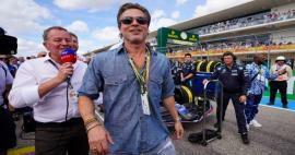 Missbruk av Formel 1-reporter live från Brad Pitt! Han fick reaktionen från sina fans