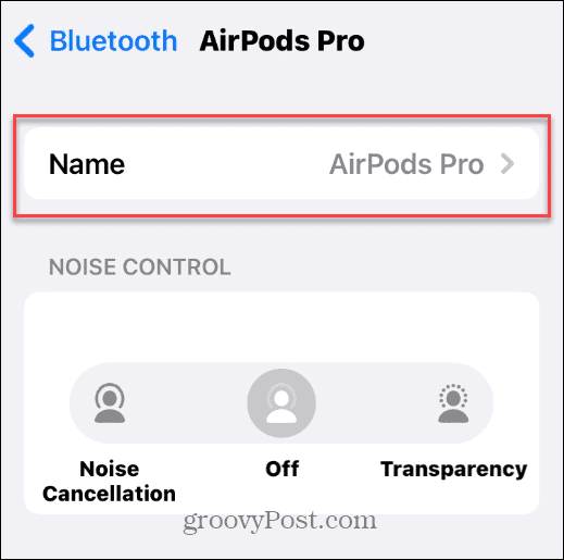 Ändra namnet på dina AirPods