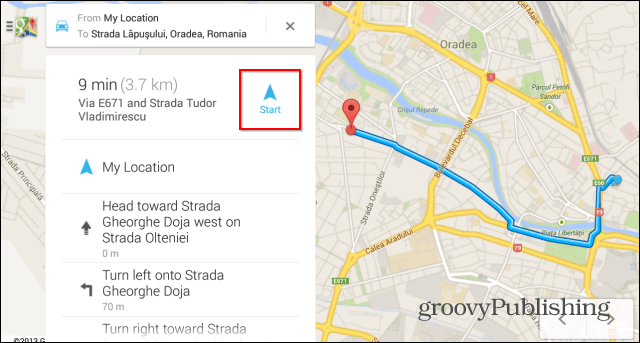 Snabbstart av Google Maps-navigationsstift