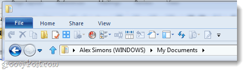 windows 8 kompakt verktygsfält