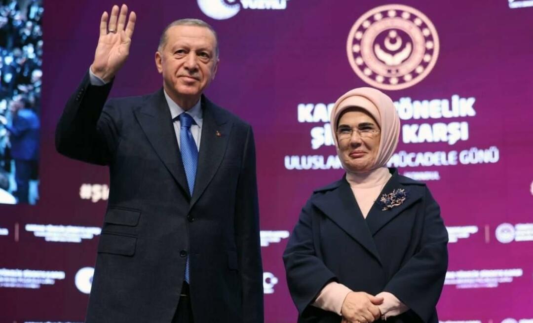 First Lady Erdoğans särskilda budskap för den internationella dagen för avskaffande av våld mot kvinnor!