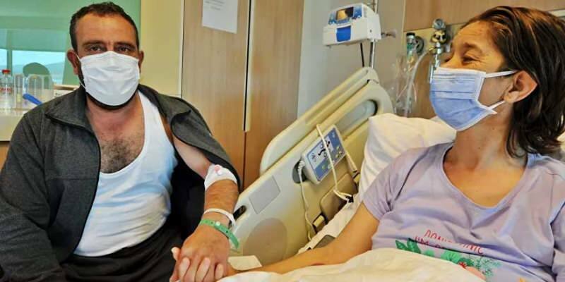 İpek Koca, som stod inför sjukhuschock, gav sin fru njure!