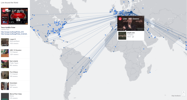 interaktiv karta live på facebook