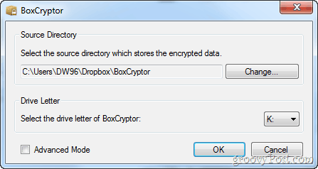 lösenordsskyddar dropbox-mappar