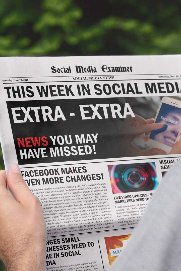 Facebook korrigerar överrapporterade organiska räckviddata: Denna vecka i sociala medier: Social Media Examiner