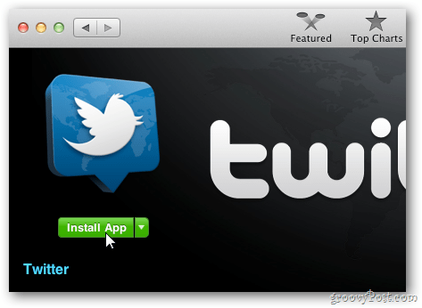 Officiell OS X Twitter-app