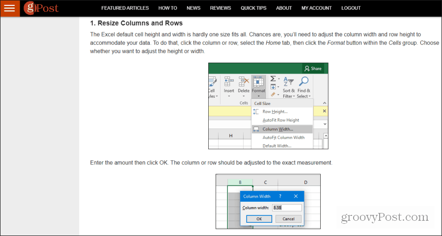 skärmdump av Microsofts produktanvändning på bloggen