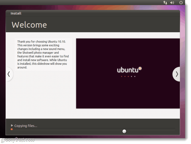 ubuntu installerar sig själv