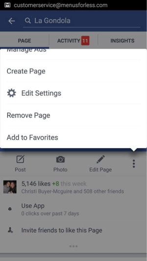 På mobilen, besök din Facebook-sida och tryck på Redigera inställningar. Klicka på Inställningar på skrivbordet.
