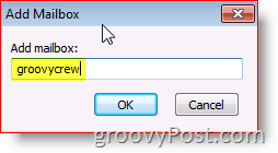 Skärmdump för Outlook 2010 lägg till postlåda