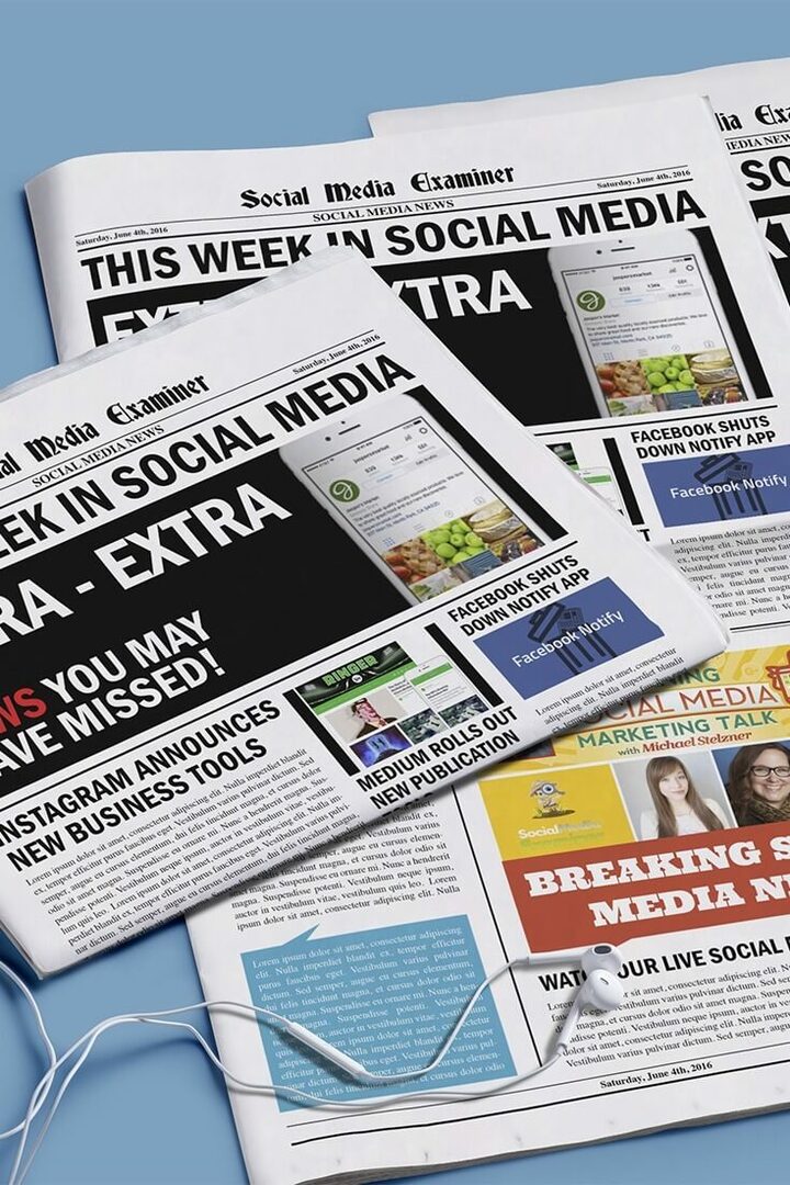 Instagram lanserar affärsprofiler: Denna vecka i sociala medier: Social Media Examiner