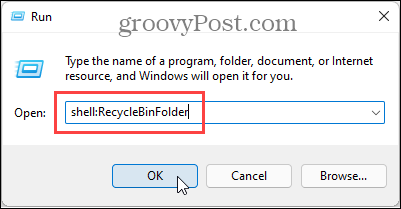 Öppna papperskorgen i Windows 11