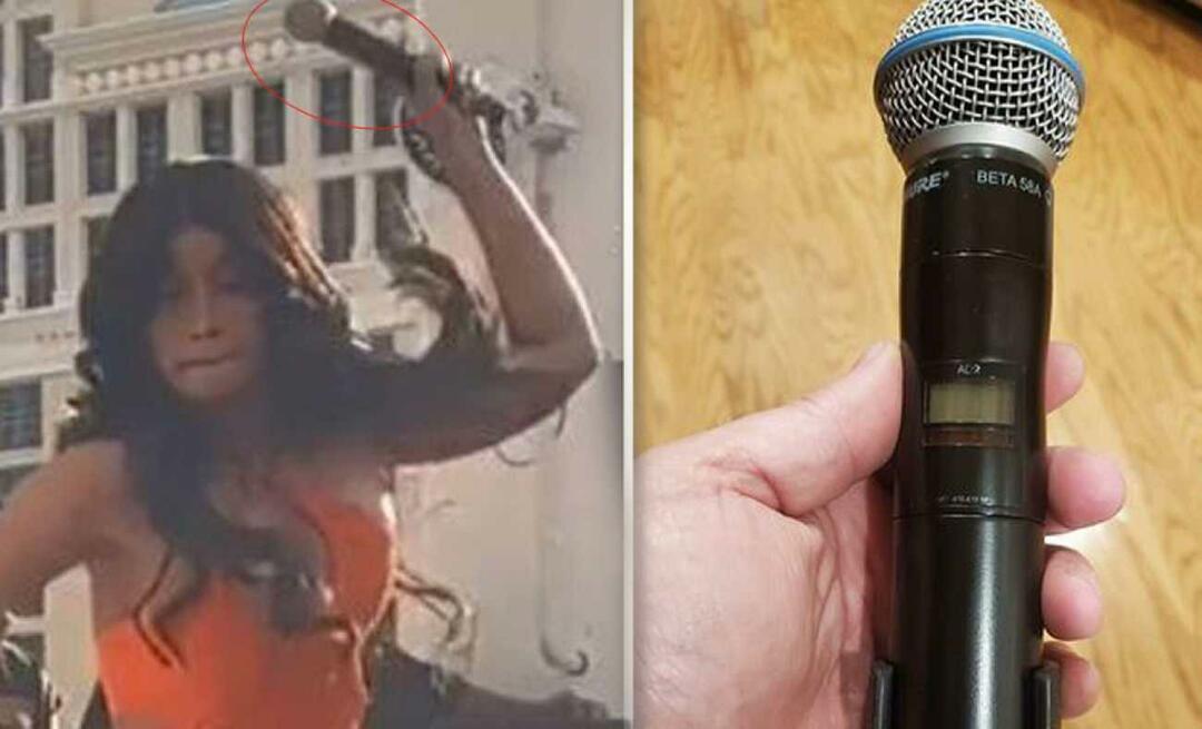 Mikrofonen som Cardi B kastade mot konsertbesökaren är ute på auktion! Shock sista pris