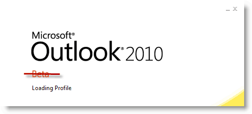 Startdatum för Outlook 2010