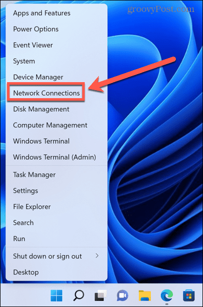 Windows 11 nätverksanslutningar