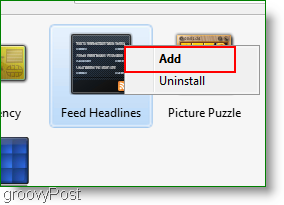 hur man lägger till en feed-läsargadget i Windows 7