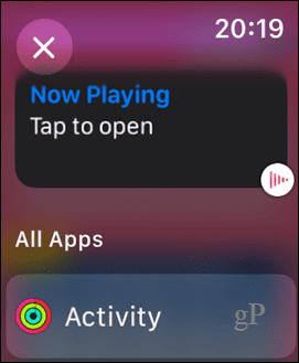 apple watch presenterade widgets