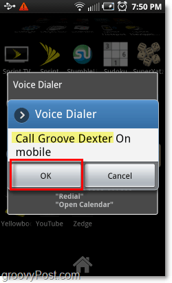 ringa telefonsamtal med röst på Android-telefon