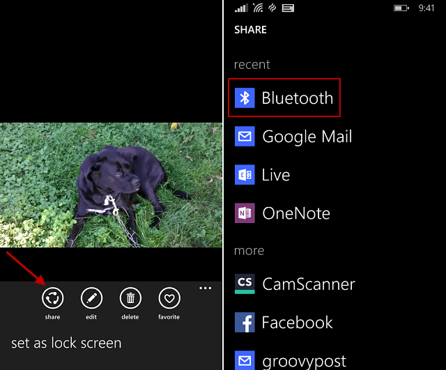 Windows Phone 8.1 Tips: Dela filer via Bluetooth