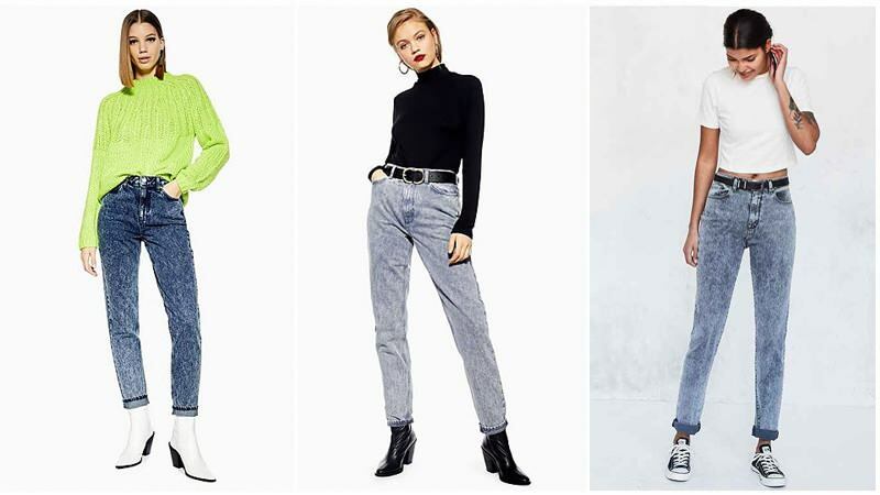 Hur bär man jeans med hög midja? Hur kombineras mamma jeans?