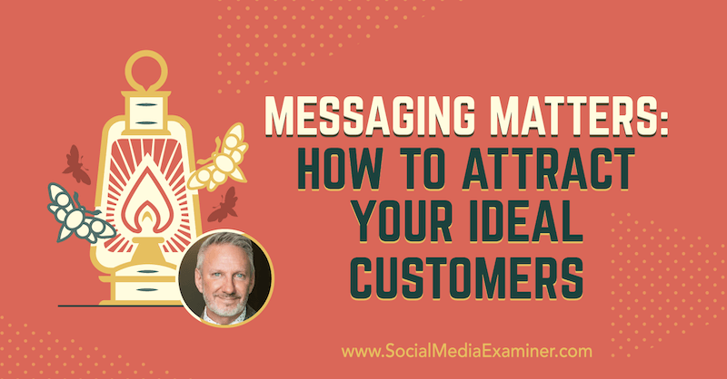 Meddelandefrågor: Hur man lockar dina idealkunder med insikter från Jeffrey Shaw på Social Media Marketing Podcast.