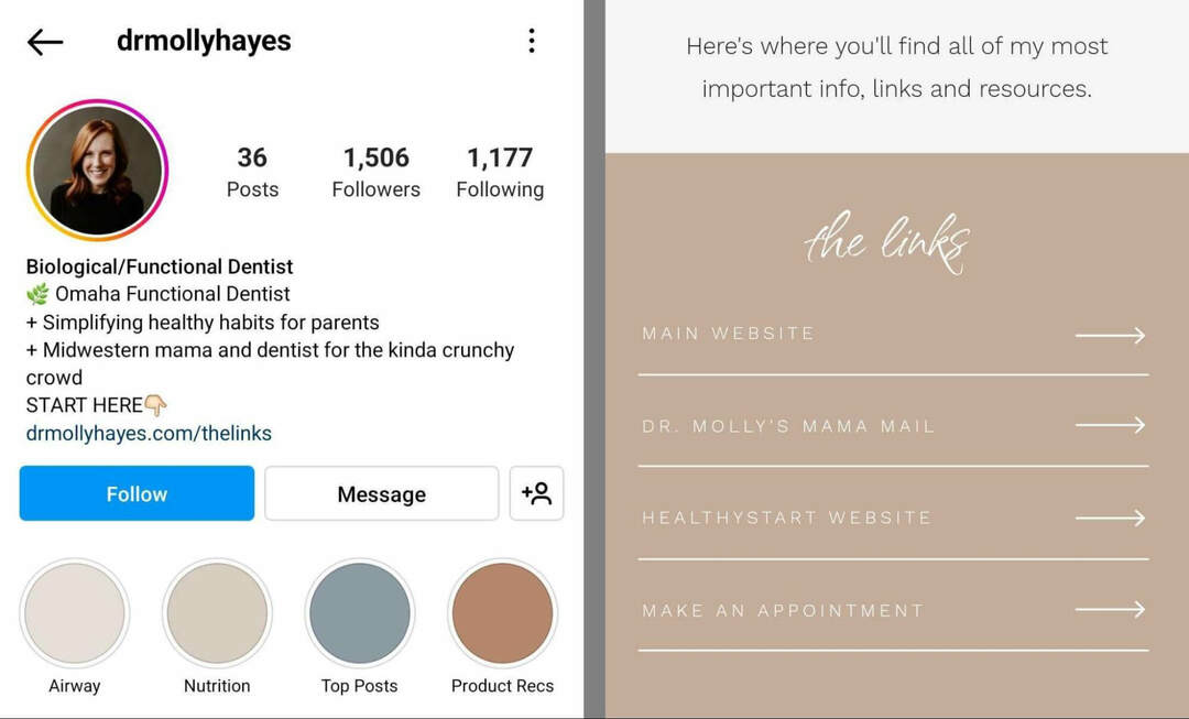 9 Instagram-bioidéer för företag: Granskare för sociala medier