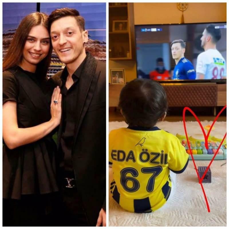 Mesut Özil delade en semestrar med sin dotter, som han kallar "min lilla prinsessa"!