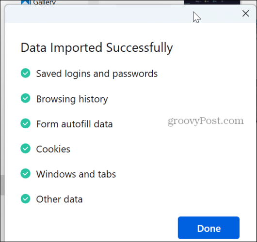 data importerades framgångsrikt