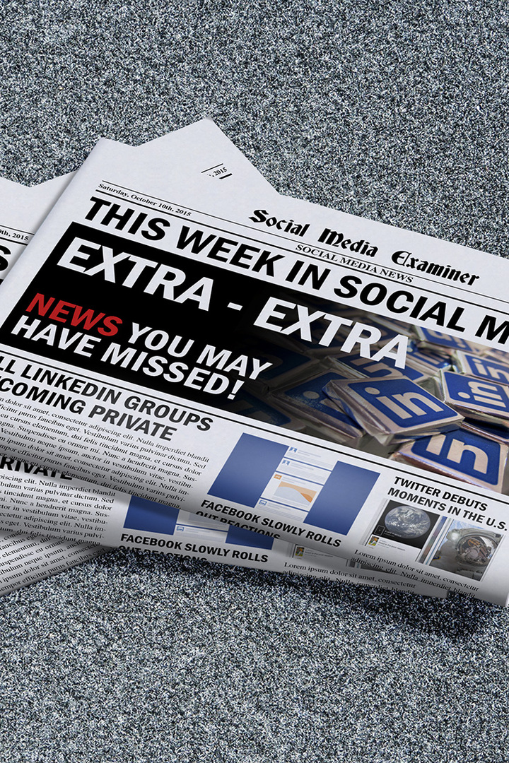 sociala medier granskare veckovisa nyheter 10 oktober 2015