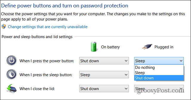 Stäng av Windows 8 Enklare med strömbrytaren