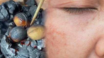 Valnöt-olivoljeblandning som tar bort fläckar och brännmärken i ansiktet!