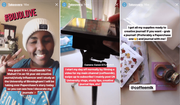 Hur man rekryterar betalda sociala influenser, exempel på Instagram-uppköp av @frompaperchase