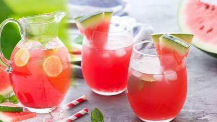 Hur gör man den enklaste vattenmelon lemonad? Tricket att göra läcker vattenmelon lemonad