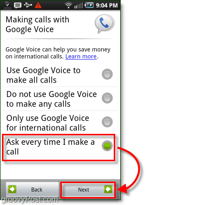 Google Voice på Android Mobile Config Användarinställningar